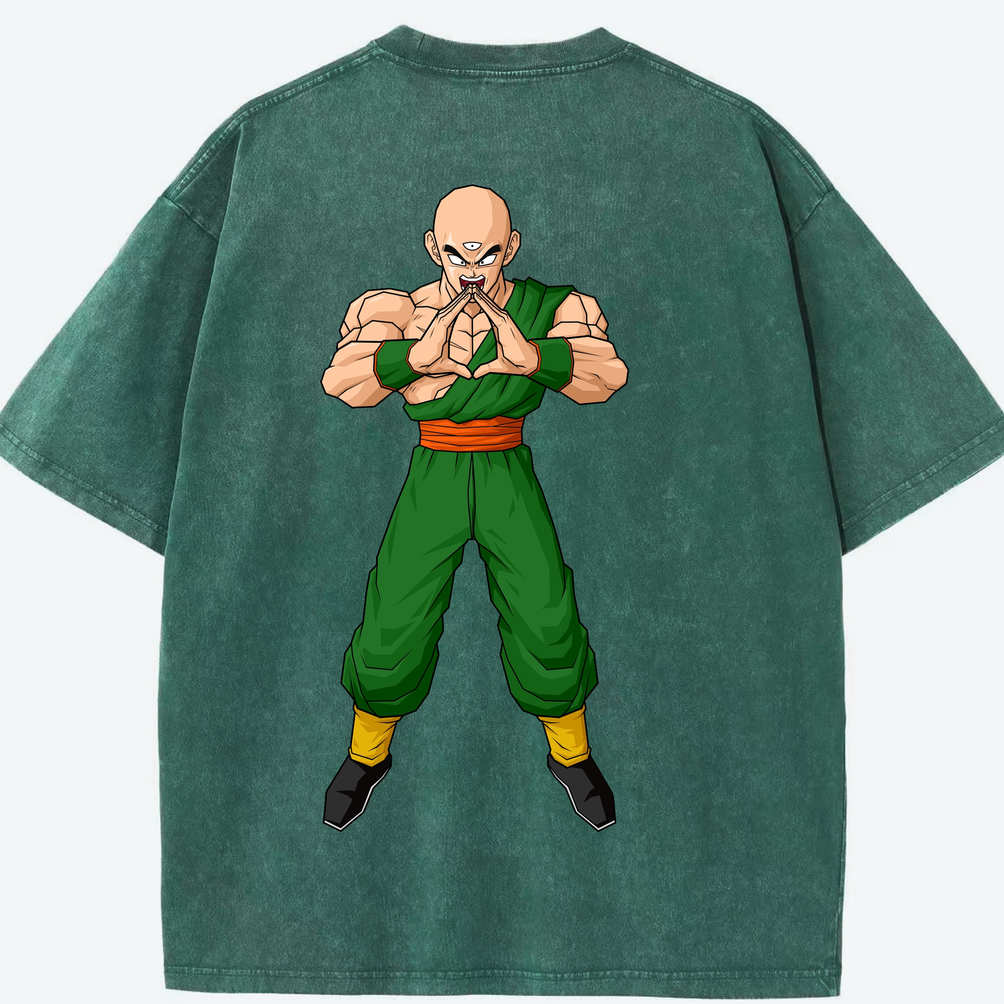 （画像用） ドラゴンボール DRAGON BALL 綿100% ヴィンテージ風 半袖Tシャツ（背面プリント）